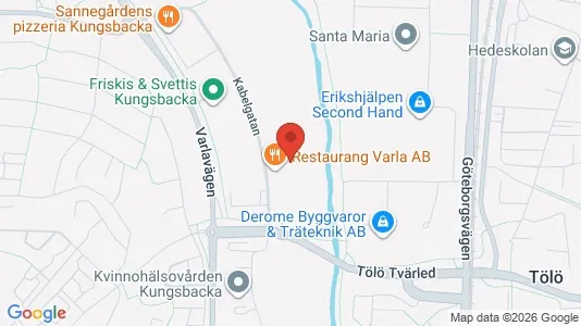 Kontorslokaler att hyra i Kungsbacka - kort over placeringen
