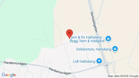 Kontorslokaler att hyra i Hallsberg - kort over placeringen