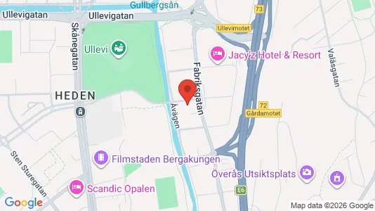 Kontorslokaler att hyra i Örgryte-Härlanda - kort over placeringen
