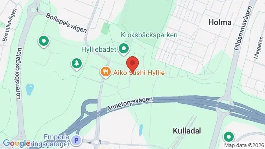 Kontorslokaler att hyra i Hyllie - kort over placeringen