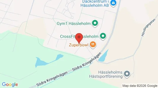 Kontorslokaler att hyra i Hässleholm - kort over placeringen