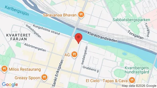 Kontorslokaler att hyra i Kungsholmen - kort over placeringen