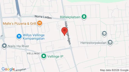 Kontorslokaler att hyra i Vellinge - kort over placeringen