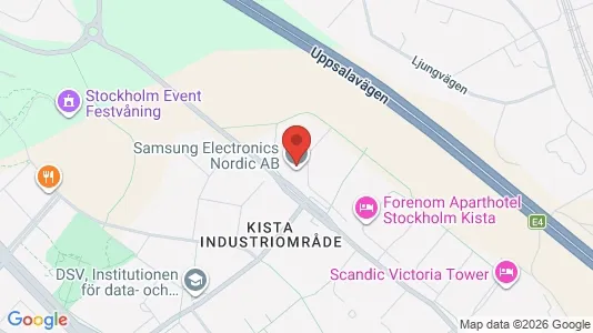 Kontorslokaler att hyra i Västerort - kort over placeringen