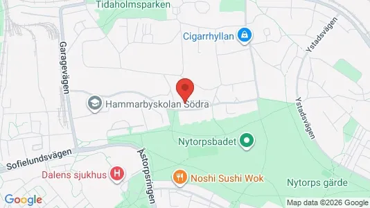 Kontorslokaler att hyra i Söderort - kort over placeringen