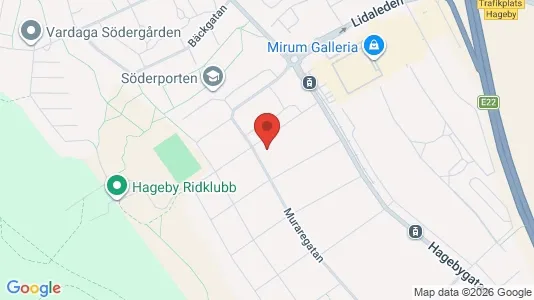 Kontorslokaler att hyra i Norrköping - kort over placeringen