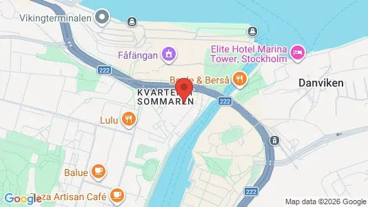 Kontorslokaler att hyra i Södermalm - kort over placeringen