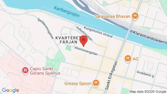 Kontorslokaler att hyra i Kungsholmen - kort over placeringen