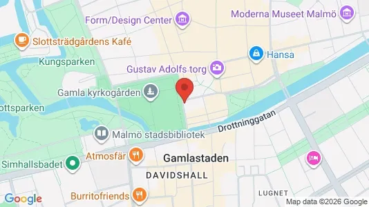 Kontorslokaler att hyra i Malmö Centrum - kort over placeringen