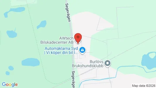 Kontorslokaler att hyra i Burlöv - kort over placeringen