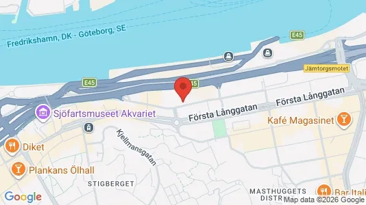 Kontorslokaler att hyra i Göteborg Centrum - kort over placeringen