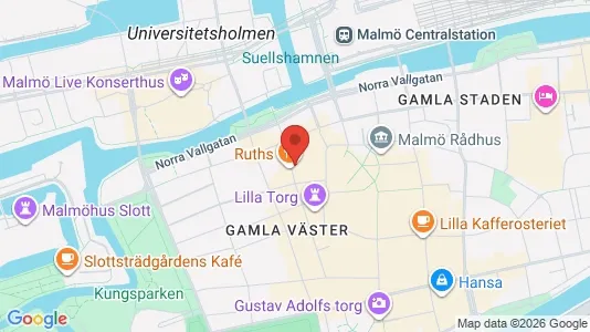 Kontorslokaler att hyra i Malmö Centrum - kort over placeringen