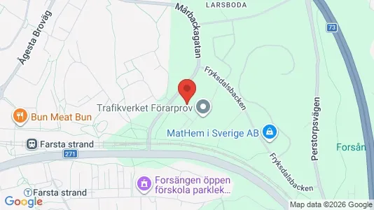 Industrilokaler att hyra i Söderort - kort over placeringen