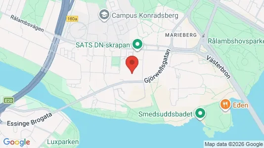 Kontorslokaler att hyra i Kungsholmen - kort over placeringen