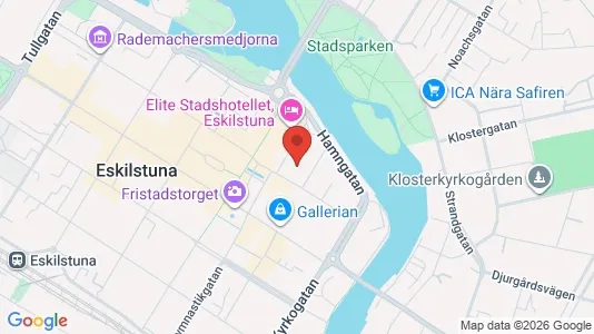Kontorslokaler att hyra i Eskilstuna - kort over placeringen
