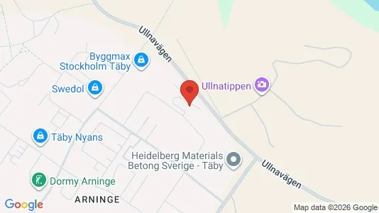 Kontorslokaler att hyra i Täby - kort over placeringen