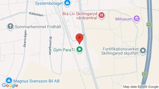Industrilokaler att hyra i Vaggeryd - kort over placeringen