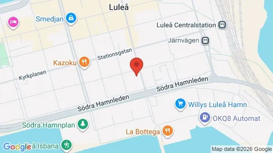 Kontorslokaler att hyra i Östermalm - kort over placeringen