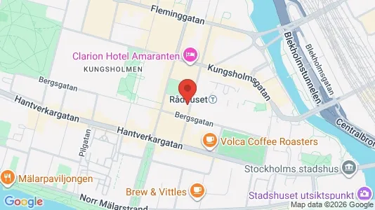 Kontorslokaler att hyra i Kungsholmen - kort over placeringen