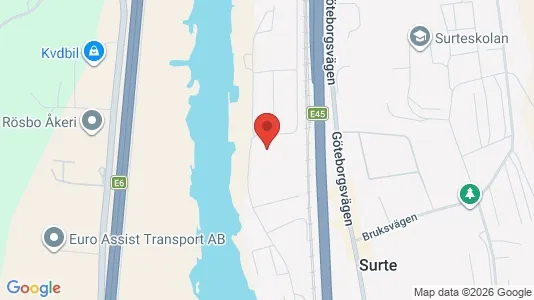 Affärslokaler att hyra i Ale - kort over placeringen