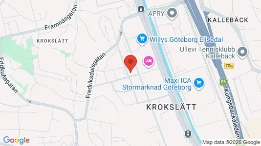 Kontorslokaler att hyra i Örgryte-Härlanda - kort over placeringen