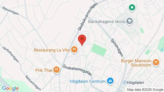 Kontorslokaler att hyra i Söderort - kort over placeringen