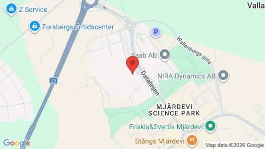 Kontorslokaler att hyra i Linköping - kort over placeringen