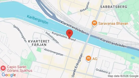 Kontorslokaler att hyra i Kungsholmen - kort over placeringen