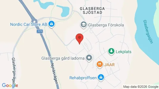 Lagerlokaler att hyra i Södertälje - kort over placeringen