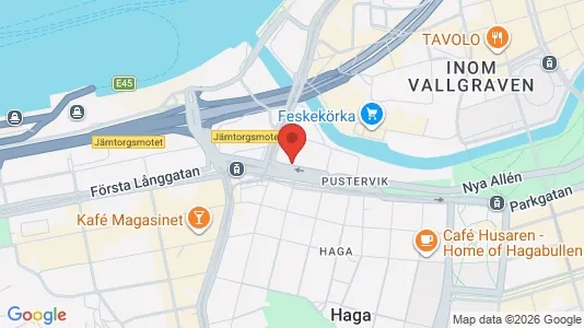 Kontorslokaler att hyra i Göteborg Centrum - kort over placeringen