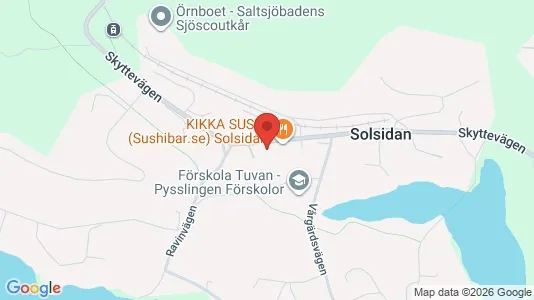 Affärslokaler att hyra i Nacka - kort over placeringen