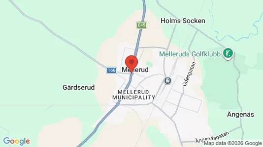 Restauranglokaler att hyra i Mellerud - kort over placeringen