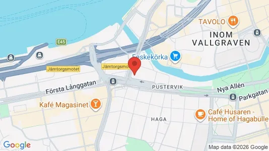 Kontorslokaler att hyra i Göteborg Centrum - kort over placeringen