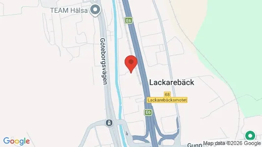 Kontorslokaler att hyra i Mölndal - kort over placeringen