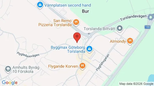 Kontorslokaler att hyra i Västra hisingen - kort over placeringen