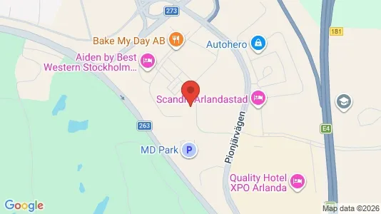 Kontorslokaler att hyra i Sigtuna - kort over placeringen