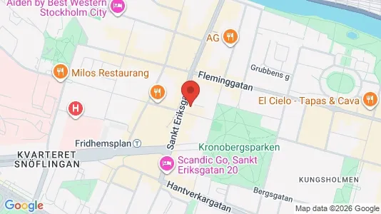 Kontorslokaler att hyra i Kungsholmen - kort over placeringen