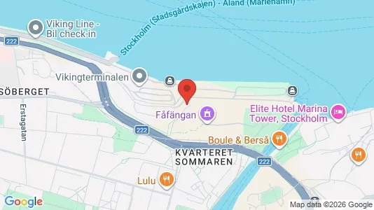 Kontorslokaler att hyra i Södermalm - kort over placeringen