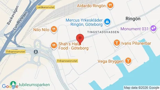 Affärslokaler att hyra i Lundby - kort over placeringen