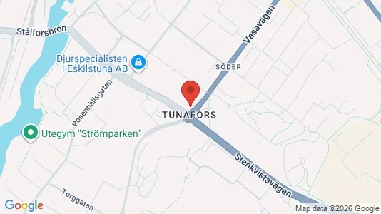 Affärslokaler att hyra i Eskilstuna - kort over placeringen