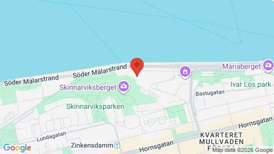 Kontorslokaler att hyra i Södermalm - kort over placeringen