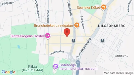 Kontorslokaler att hyra i Göteborg Centrum - kort over placeringen