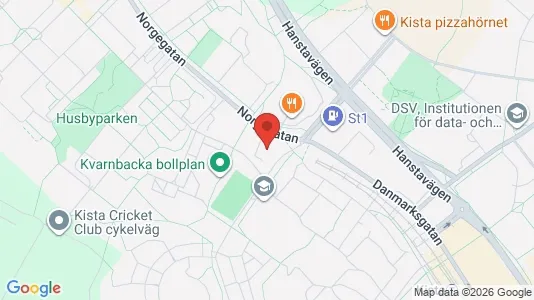 Lagerlokaler att hyra i Västerort - kort over placeringen