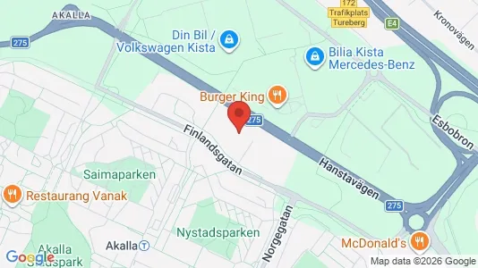 Lagerlokaler att hyra i Västerort - Bild från Google Street View