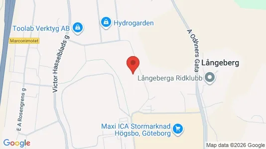 Industrilokaler att hyra i Askim-Frölunda-Högsbo - kort over placeringen