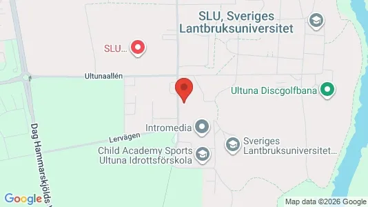 Industrilokaler att hyra i Uppsala - kort over placeringen