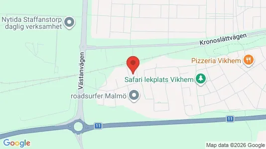 Industrilokaler att hyra i Staffanstorp - kort over placeringen