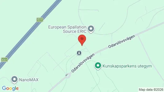 Kontorslokaler att hyra i Lund - kort over placeringen