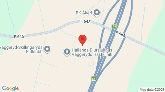 Industrilokaler att hyra i Vaggeryd - kort over placeringen