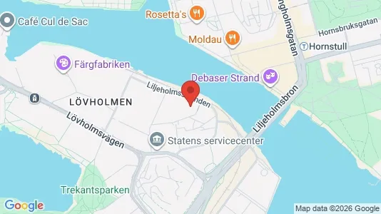 Kontorslokaler att hyra i Södermalm - kort over placeringen